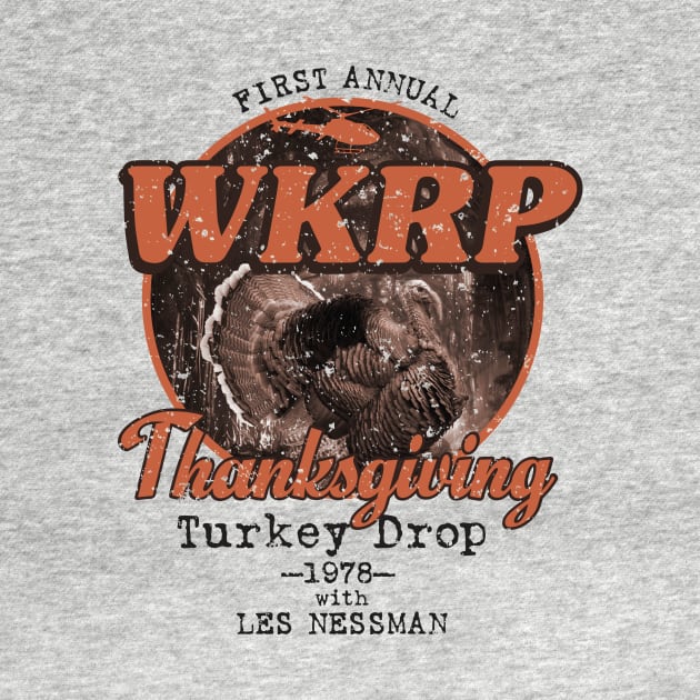 WKRP Turkey Drop with Les Nessman (Rough) by DavidLoblaw